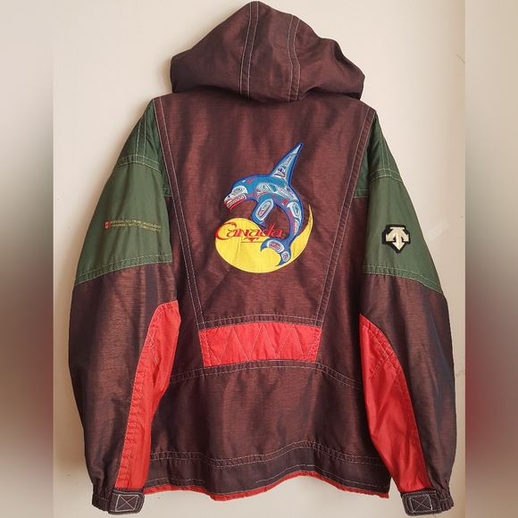 VINTAGE 1995 DESCENTE BRAND CANADA NATIONAL SKI TEAM JACKET - Picture 2 of 8